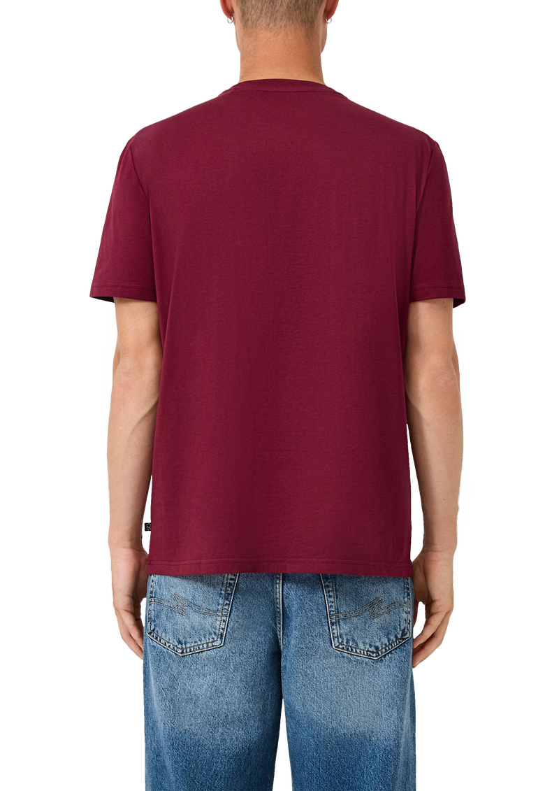 Rundhals T-Shirt mit Frontdruck | QS x Von Dutch