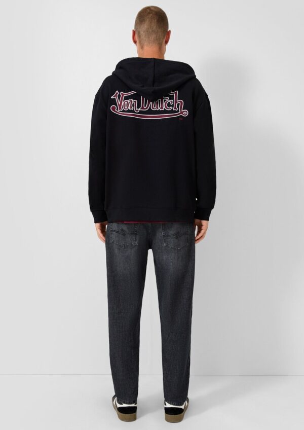 Sweatjacke mit Stickerei und Patch | QS x Von Dutch