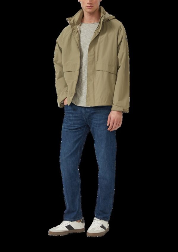 T-Shirt aus Baumwolljersey mit Brusttasche und Crew Neck