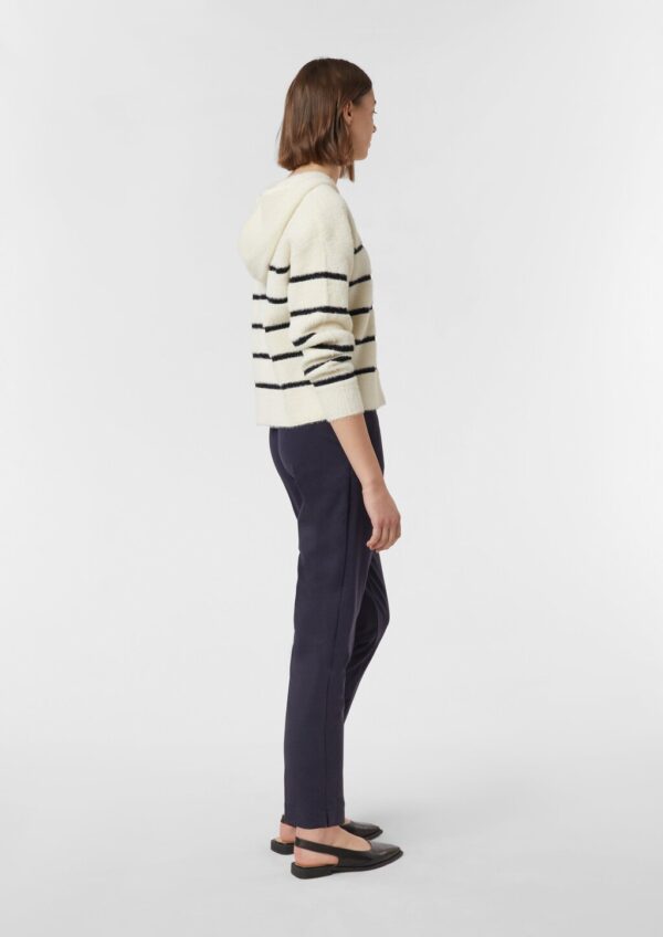 Kuscheliger Ringelcardigan mit Kapuze