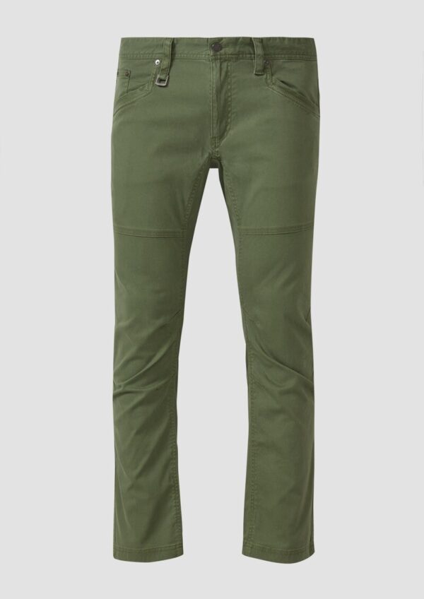 Regular-Fit-Hose aus Baumwollstretch im Workerstyle