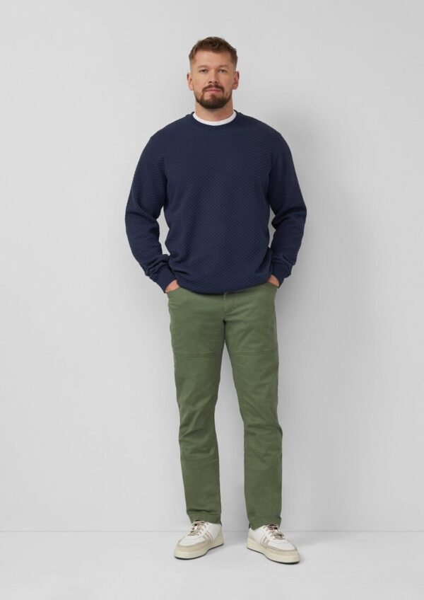 Regular-Fit-Hose aus Baumwollstretch im Workerstyle