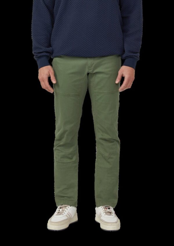 Regular-Fit-Hose aus Baumwollstretch im Workerstyle