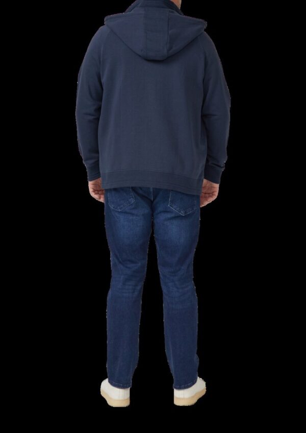 Hoodie mit Frontprint und innenliegendem Stehkragen