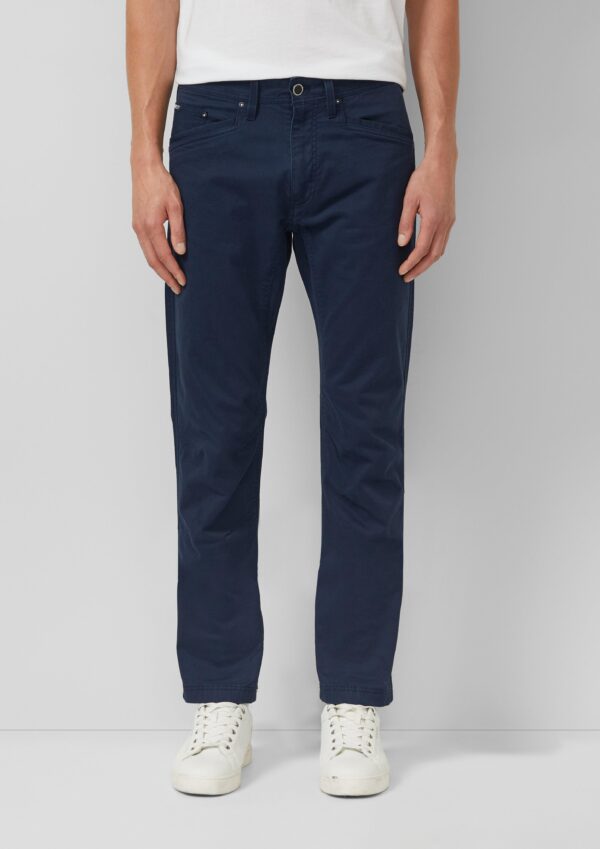 Regular Fit: Chinohose aus Baumwollstretch