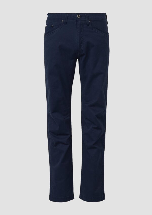 Regular Fit: Chinohose aus Baumwollstretch