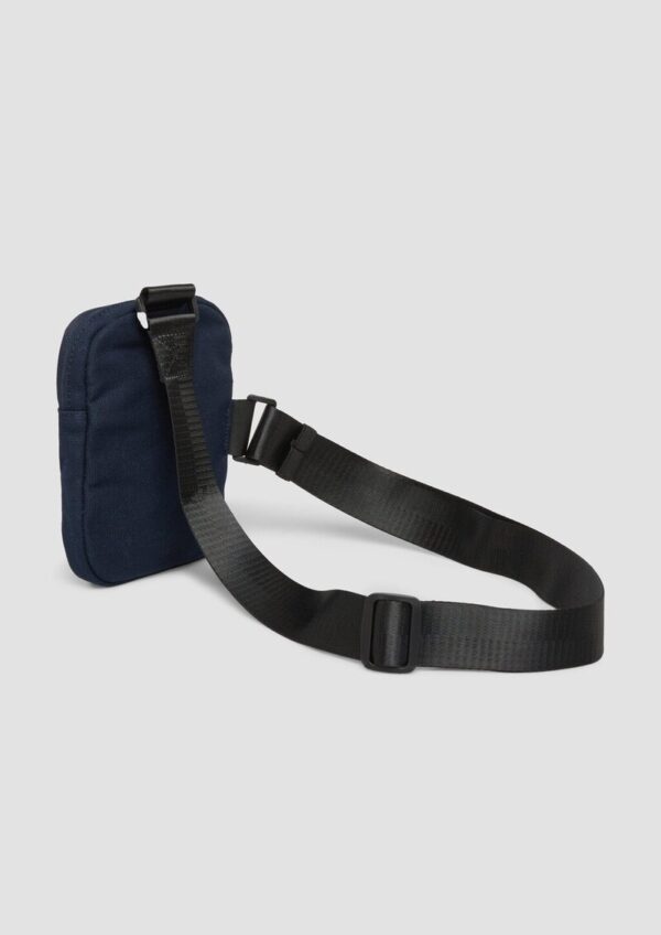 Crossbody-Bag aus Baumwolle mit verstellbarem Nylongurt