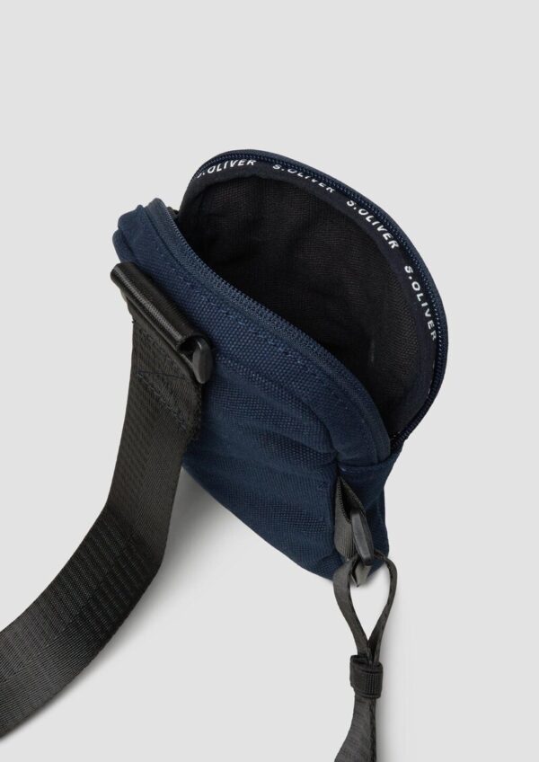 Crossbody-Bag aus Baumwolle mit verstellbarem Nylongurt