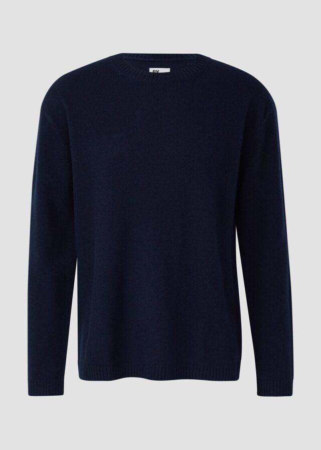 Wollmix-Pullover mit Raglanärmeln