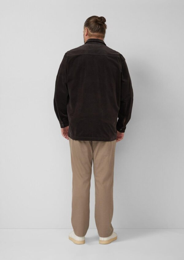 Overshirt aus diagonalem Feincord