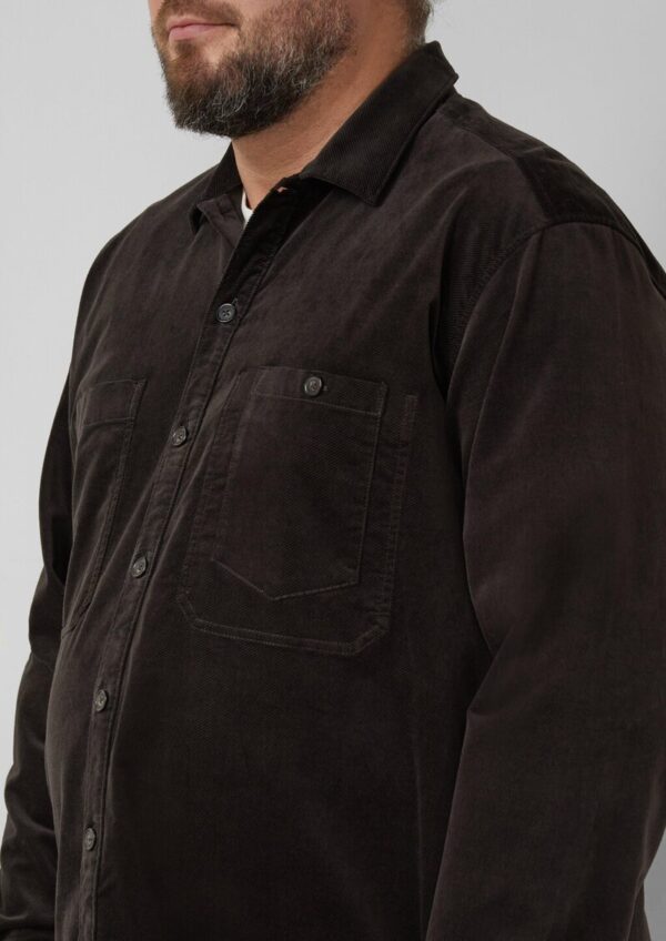 Overshirt aus diagonalem Feincord