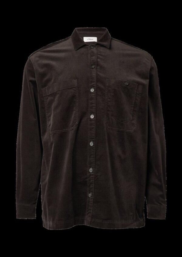 Overshirt aus diagonalem Feincord