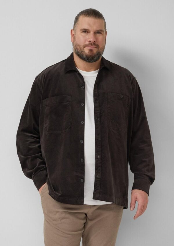 Overshirt aus diagonalem Feincord