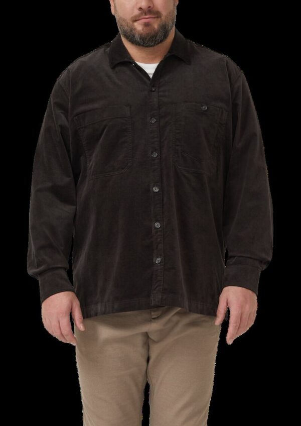 Overshirt aus diagonalem Feincord