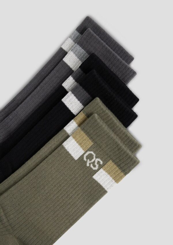 Retro-Socken im 3er-Pack