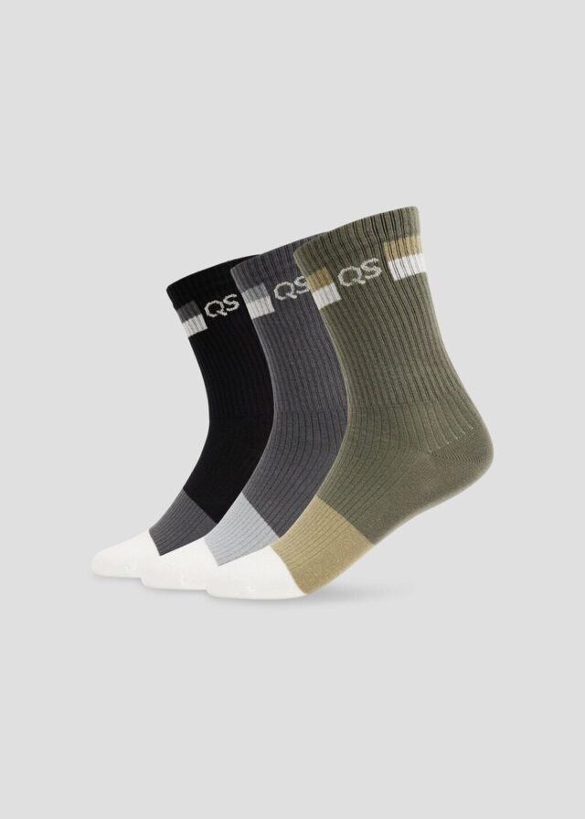 Retro-Socken im 3er-Pack