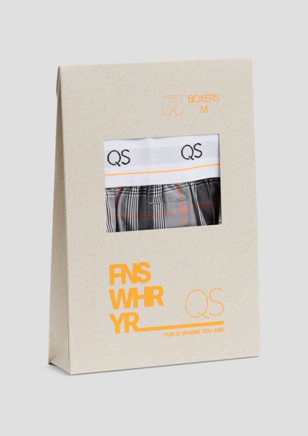 Karierte Boxershorts aus Baumwolle