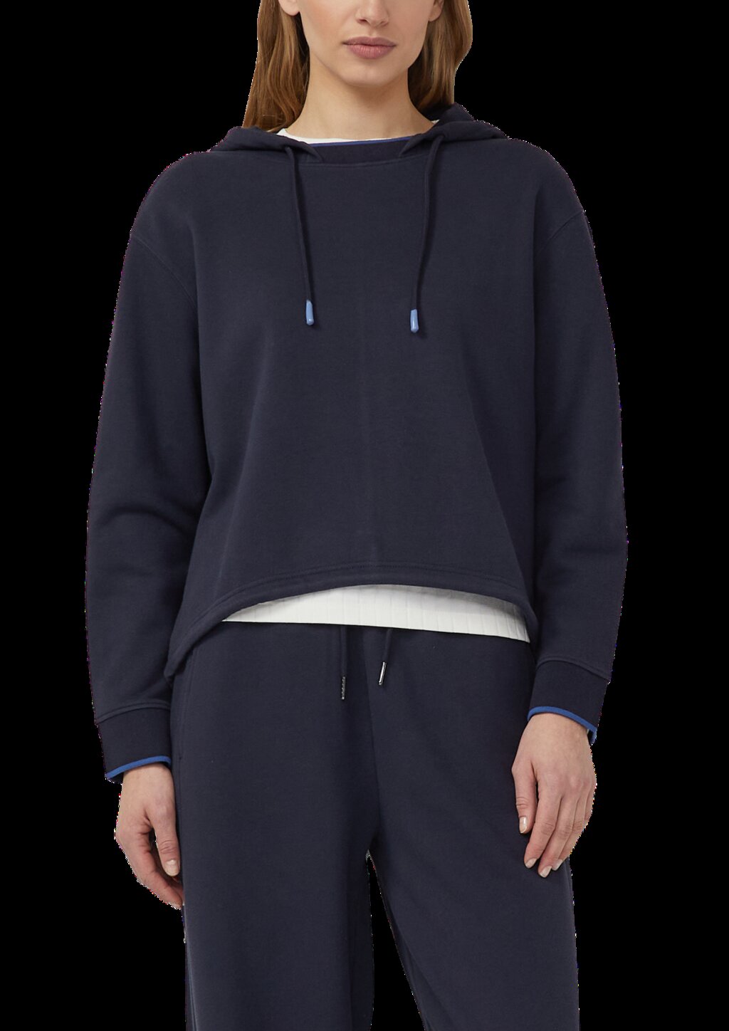 Hoodie mit Schlitz im Rückteil