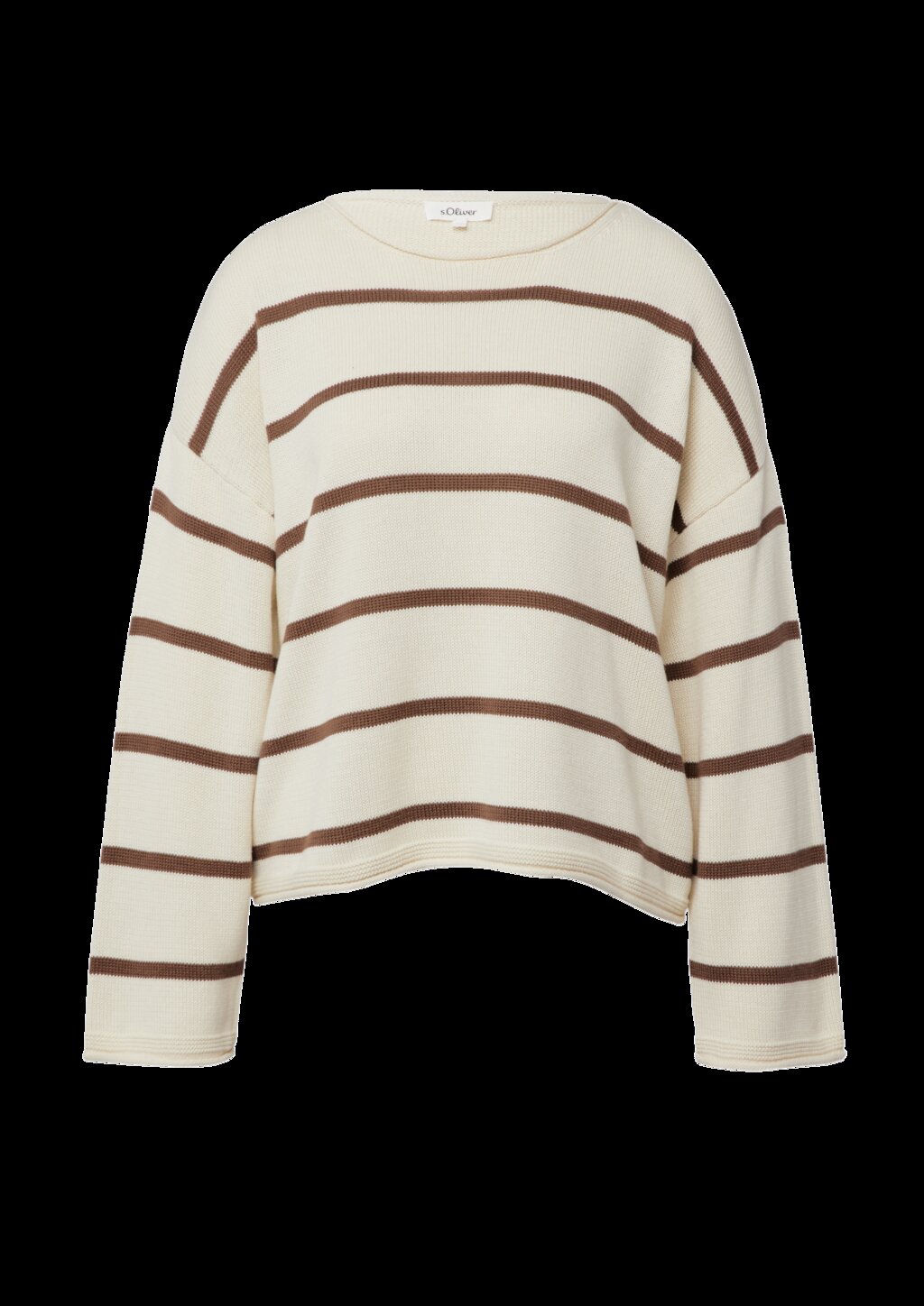 Gestreifter Pullover im Relaxed Fit