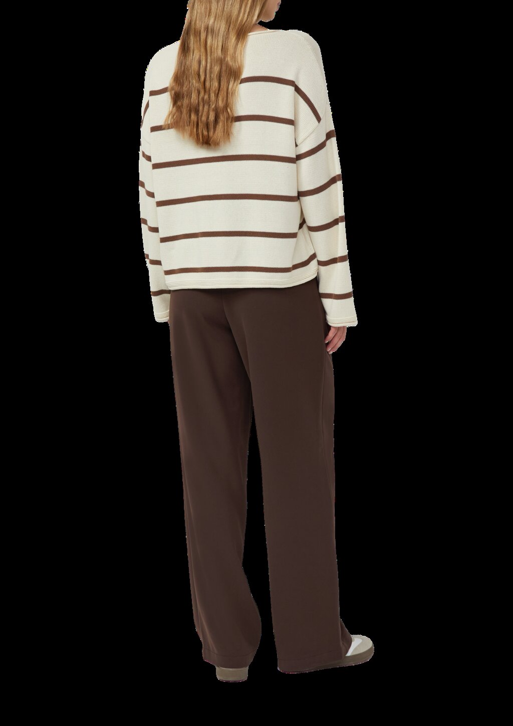 Gestreifter Pullover im Relaxed Fit