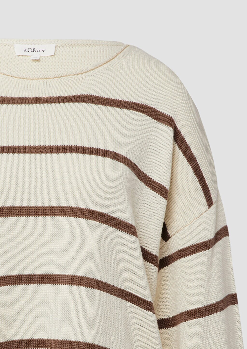 Gestreifter Pullover im Relaxed Fit