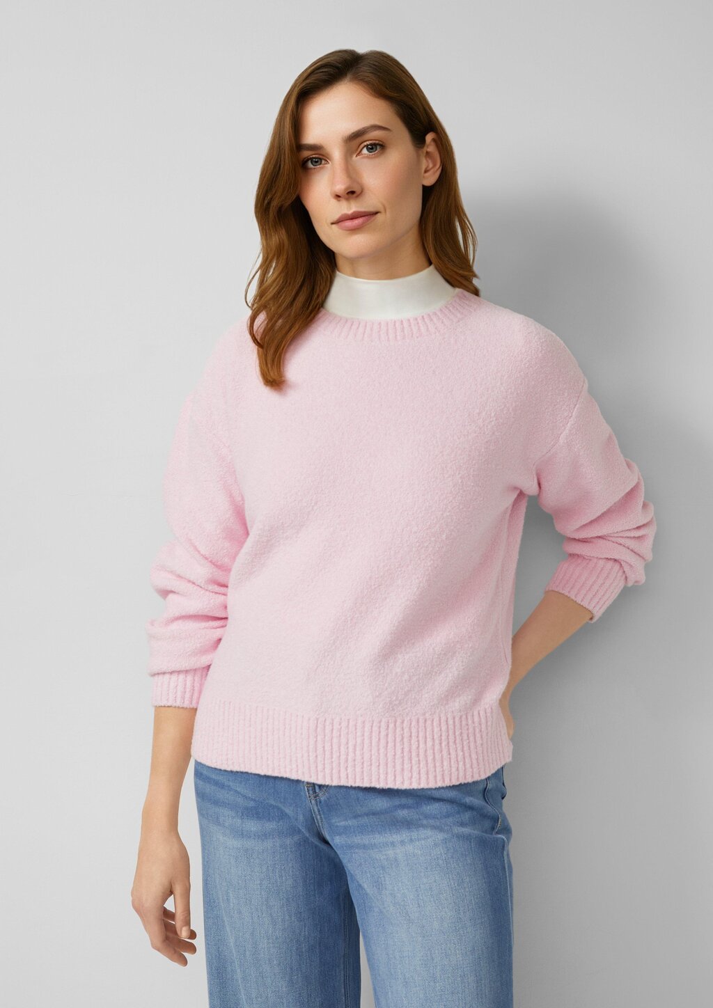 Pullover aus Bouclé im Relaxed Fit