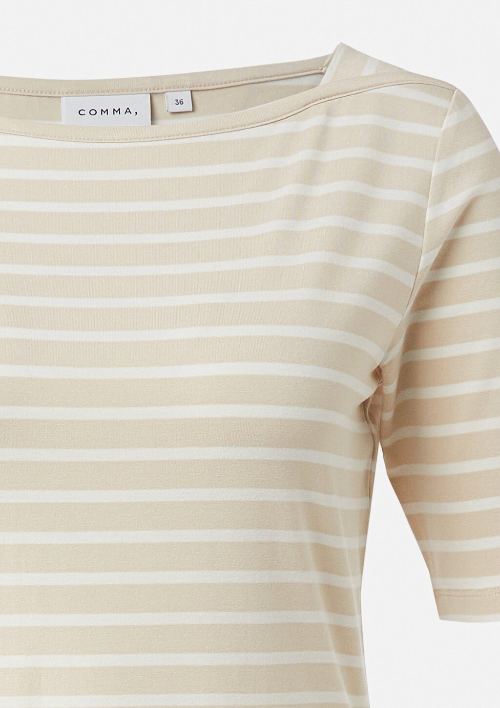 Feminines Streifenshirt aus Viskosejersey