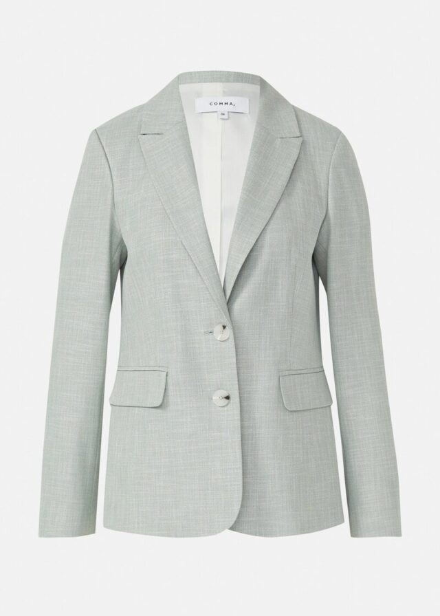 Antaillierter Blazer mit Struktur