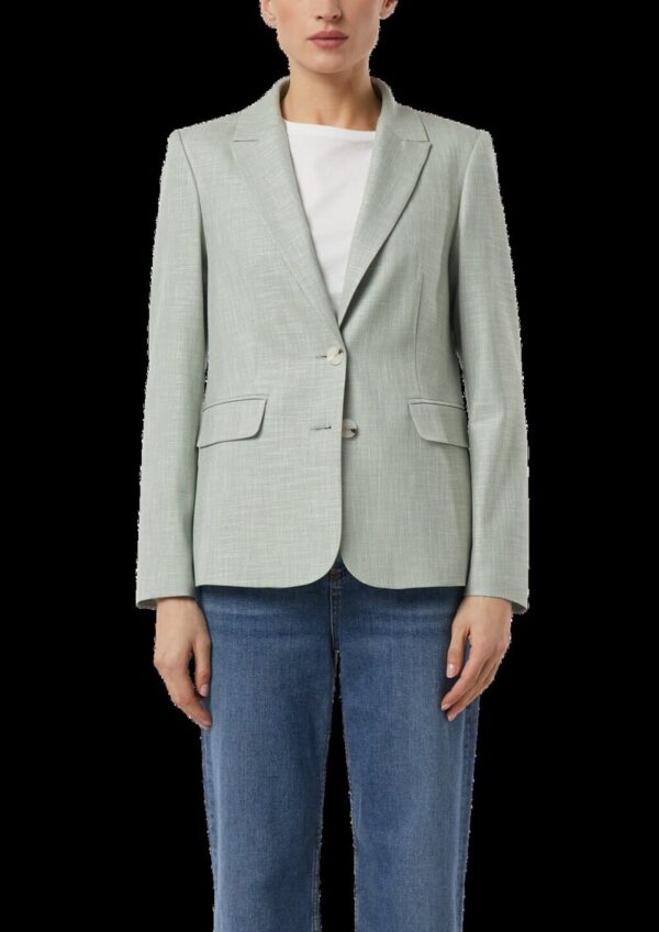 Antaillierter Blazer mit Struktur