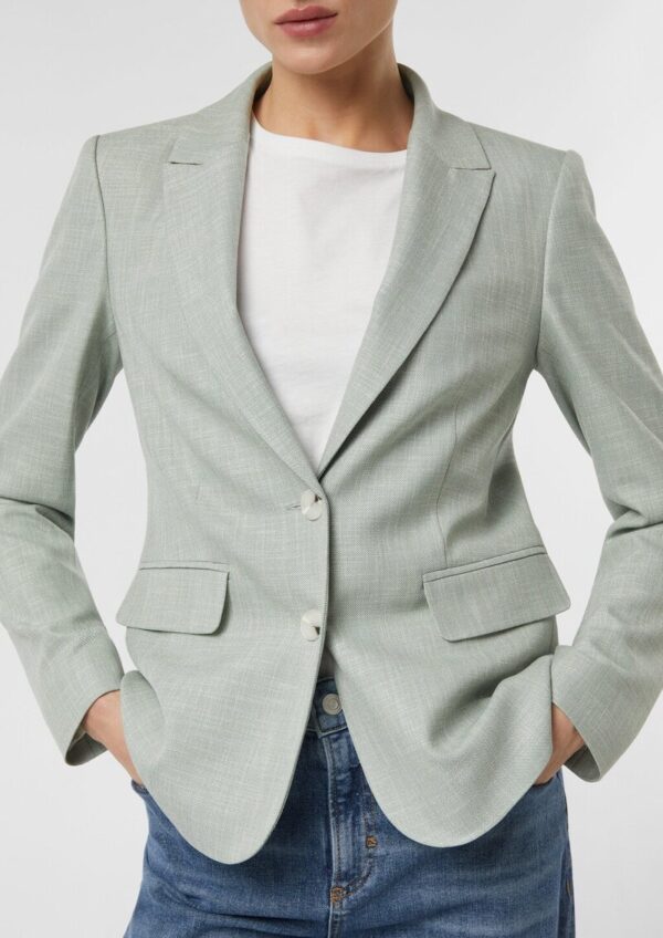 Antaillierter Blazer mit Struktur