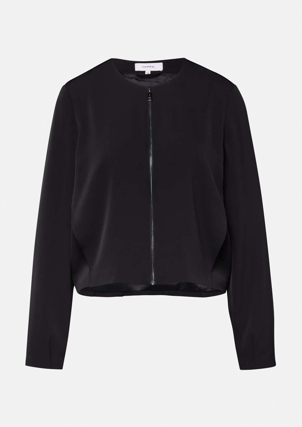 Fließender Blouson mit Eingrifftaschen