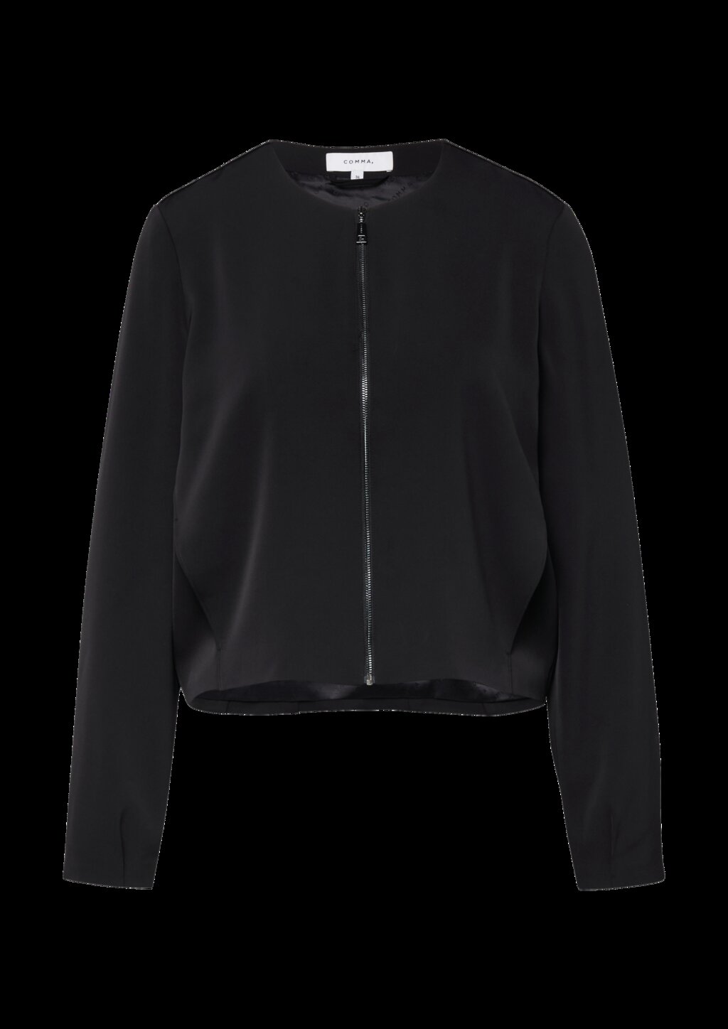 Fließender Blouson mit Eingrifftaschen