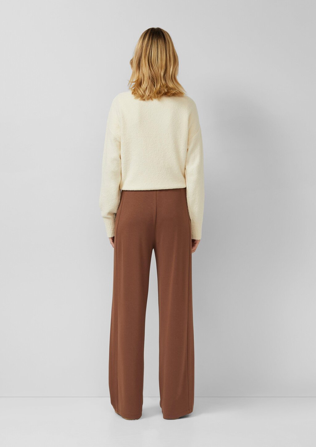 Hose aus Viskosemix mit Wide Leg