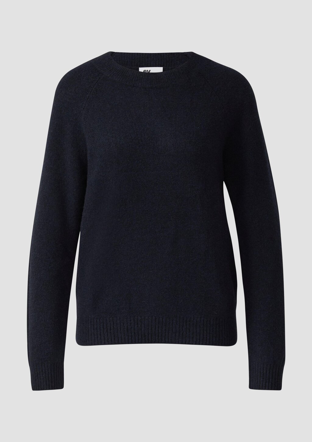 Weicher Strickpullover mit Rippbündchen