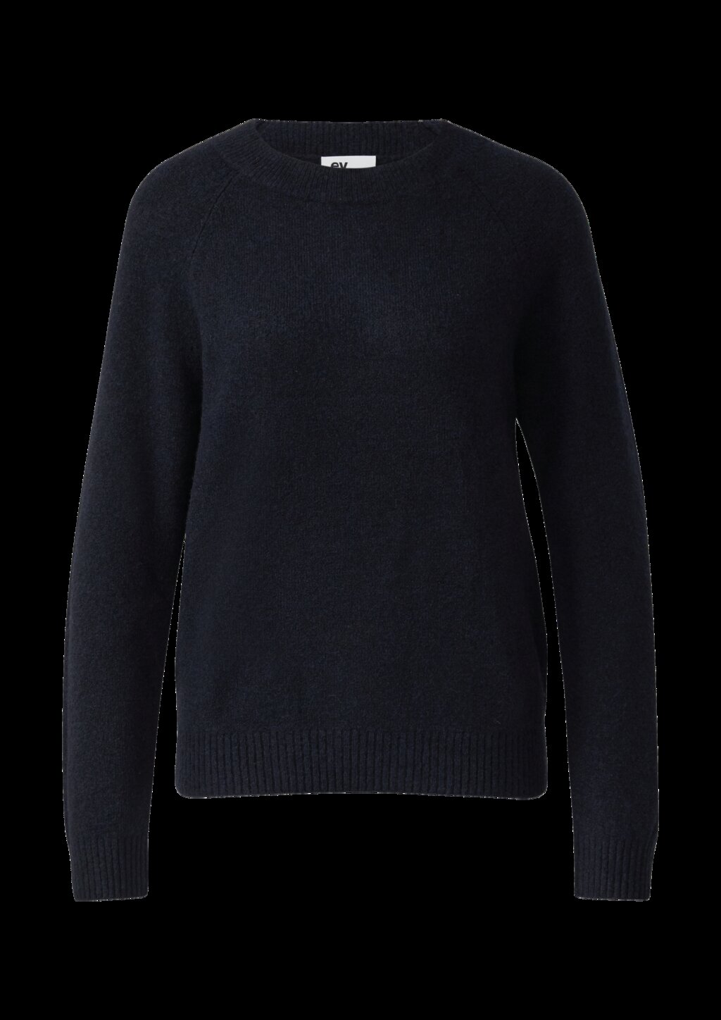 Weicher Strickpullover mit Rippbündchen