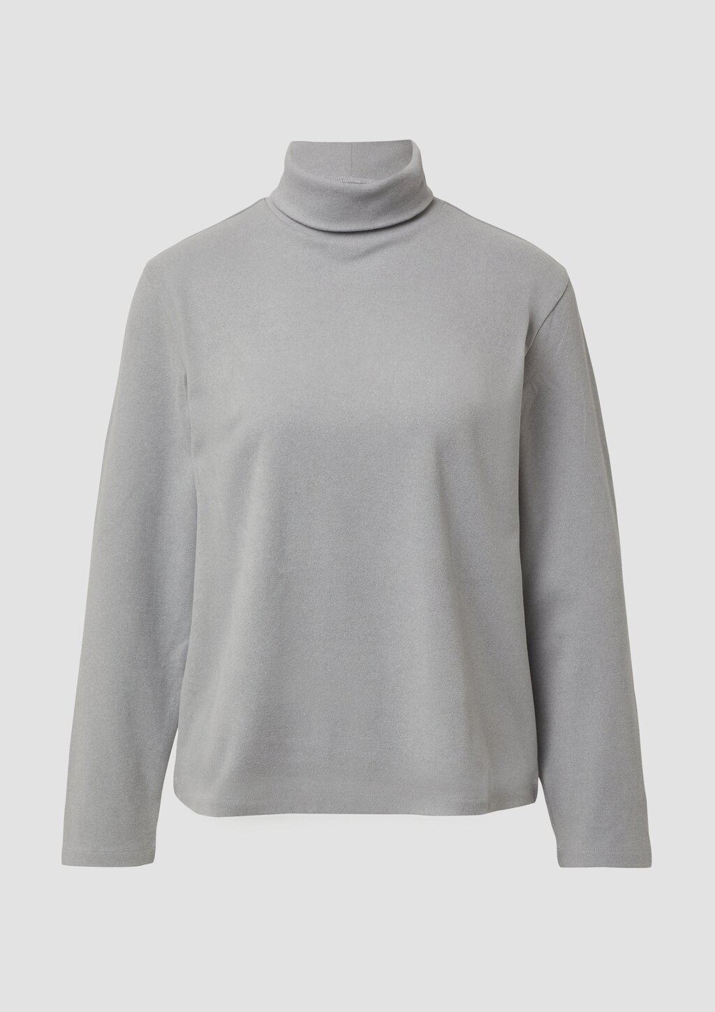 Fleece-Pullover mit Rollkragen