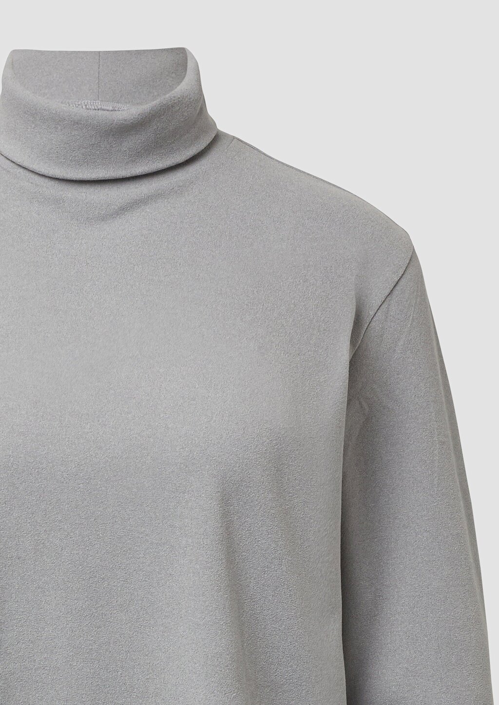 Fleece-Pullover mit Rollkragen