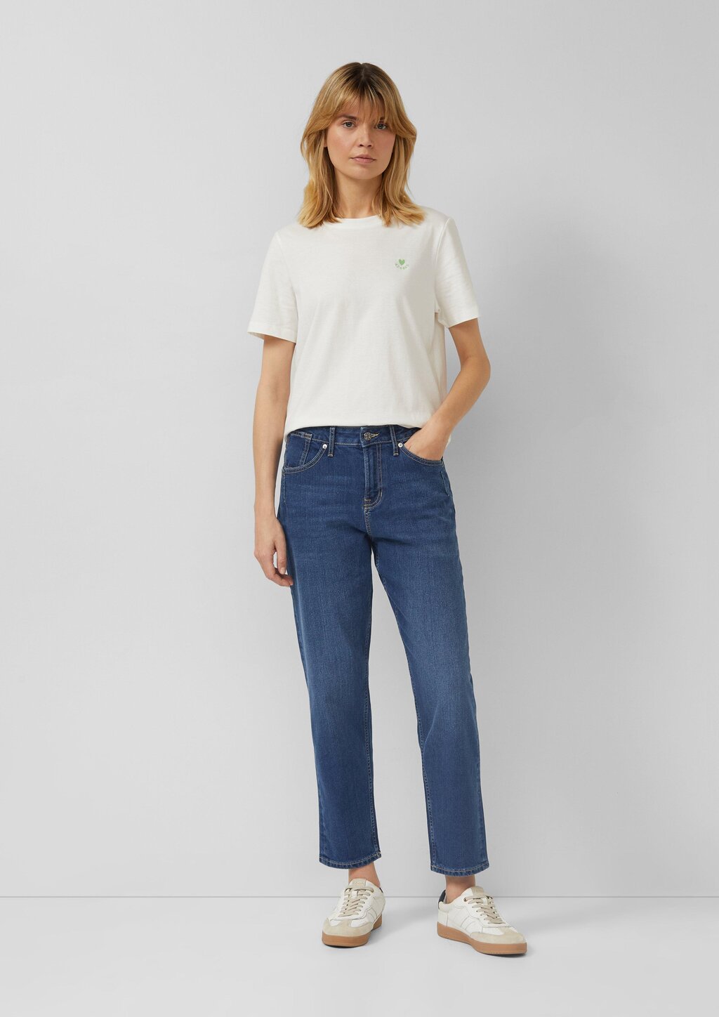 Ankle-Jeans Franciz / Relaxed Fit / Low Rise / Tapered Leg