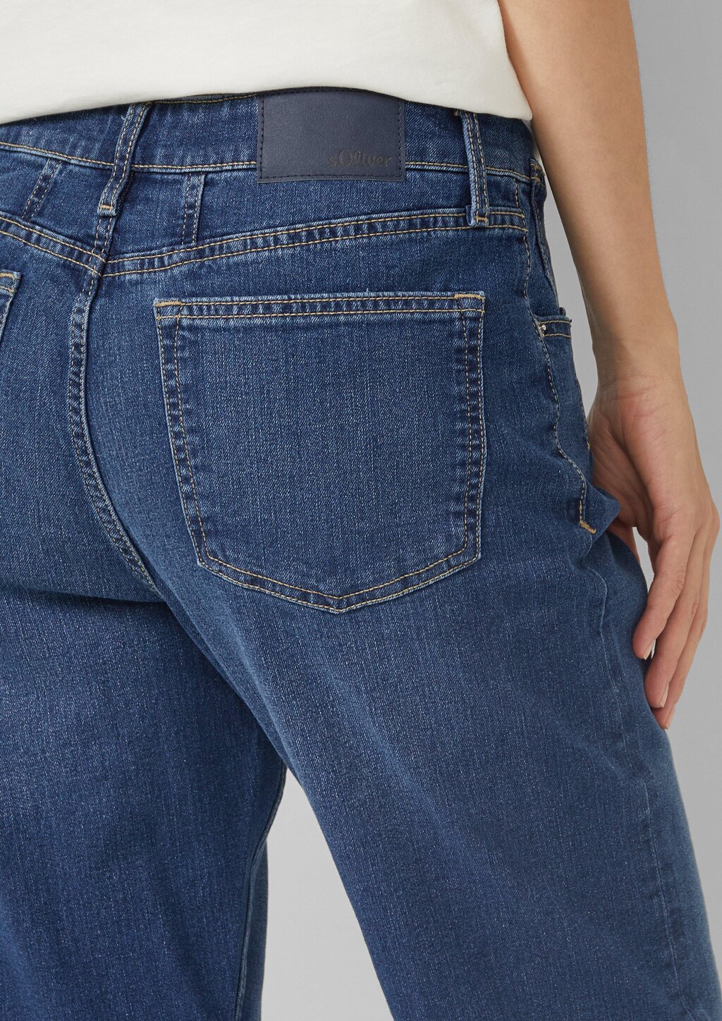 Ankle-Jeans Franciz / Relaxed Fit / Low Rise / Tapered Leg