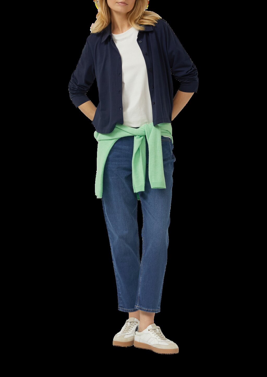 Ankle-Jeans Franciz / Relaxed Fit / Low Rise / Tapered Leg