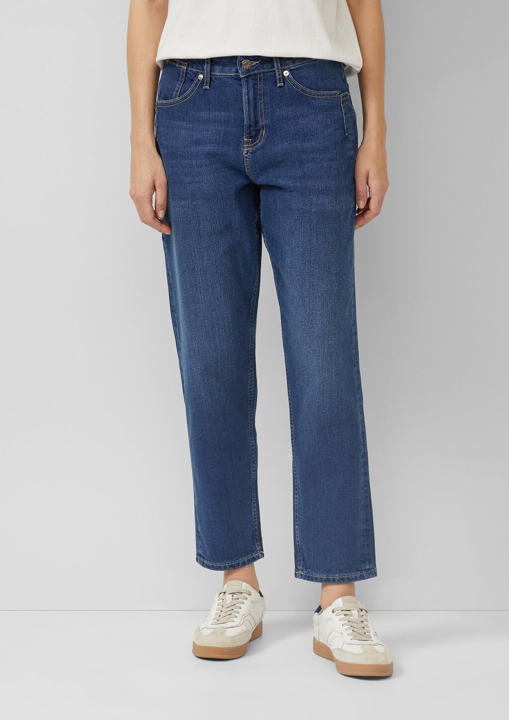 Ankle-Jeans Franciz / Relaxed Fit / Low Rise / Tapered Leg