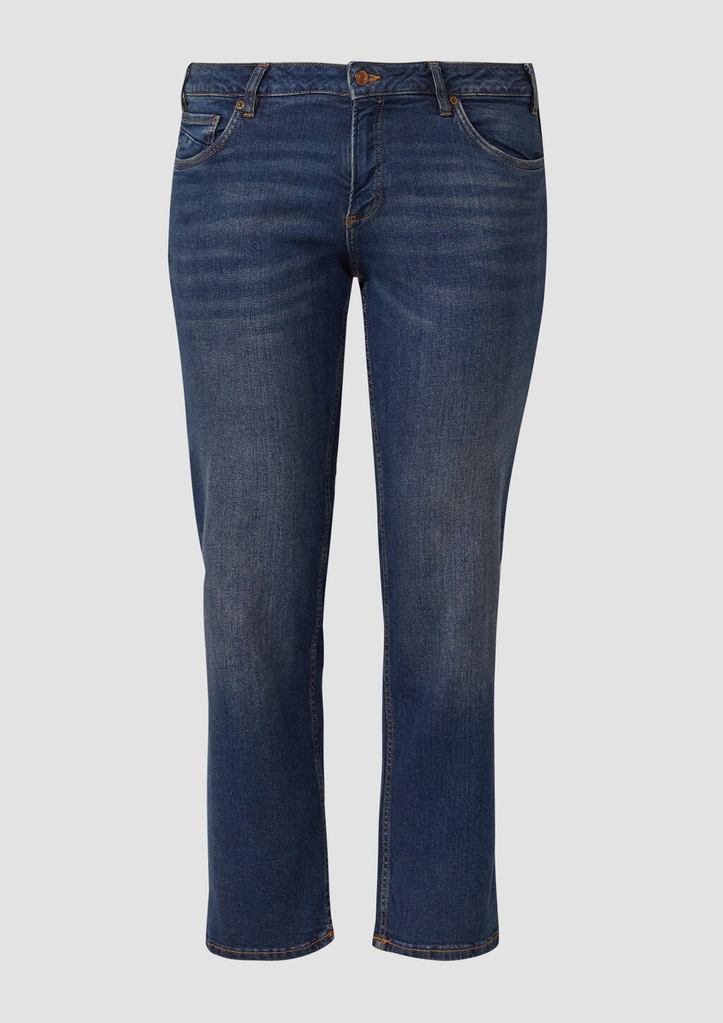 Jeans / Slim Fit / Mid Rise / Straight Leg