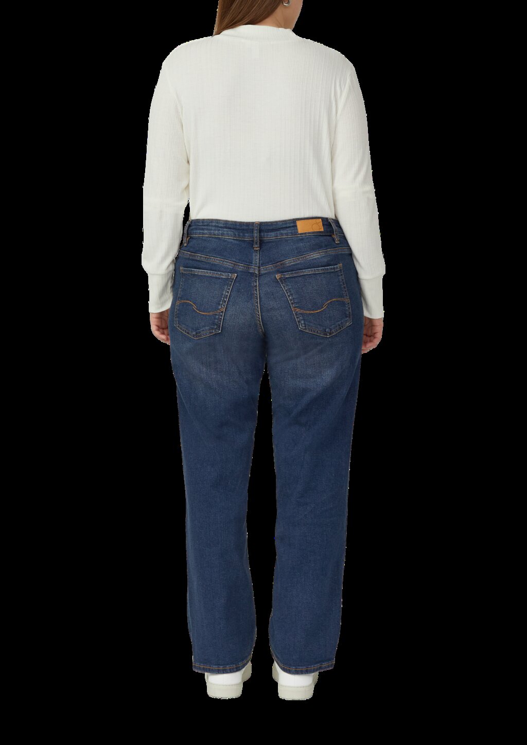 Jeans / Slim Fit / Mid Rise / Straight Leg