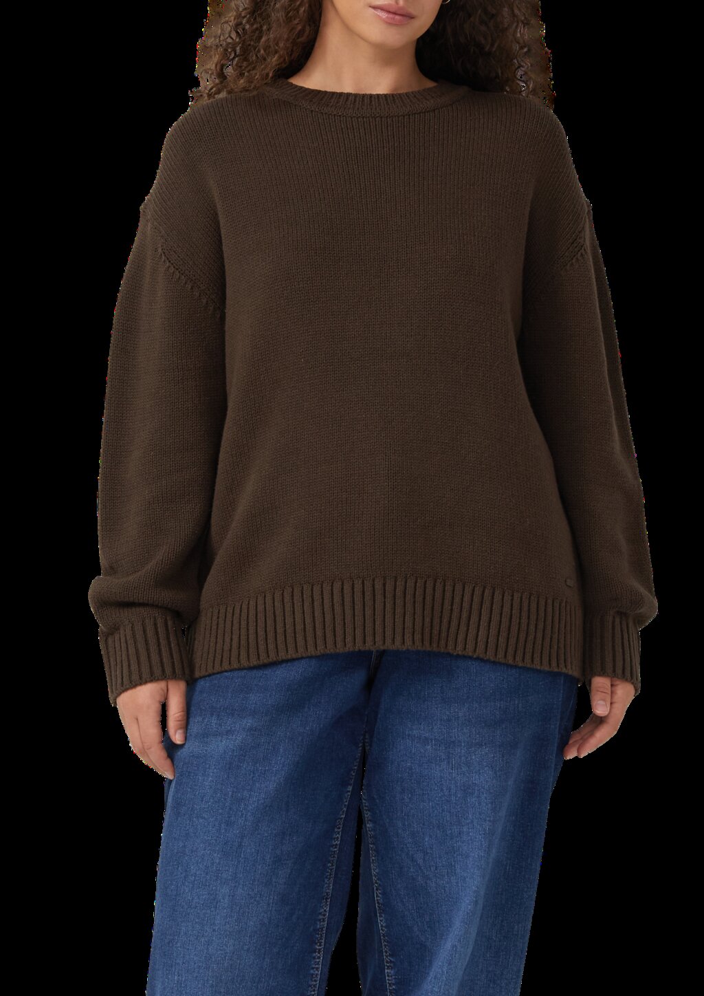 Strickpulli aus Baumwollmix