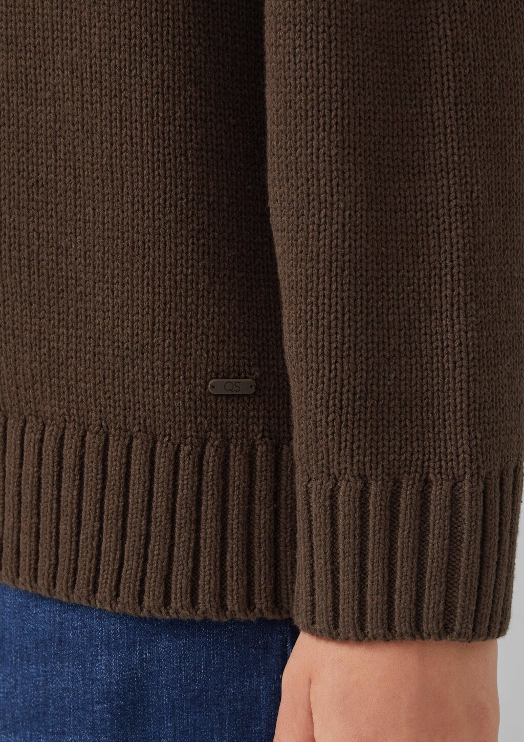 Strickpulli aus Baumwollmix