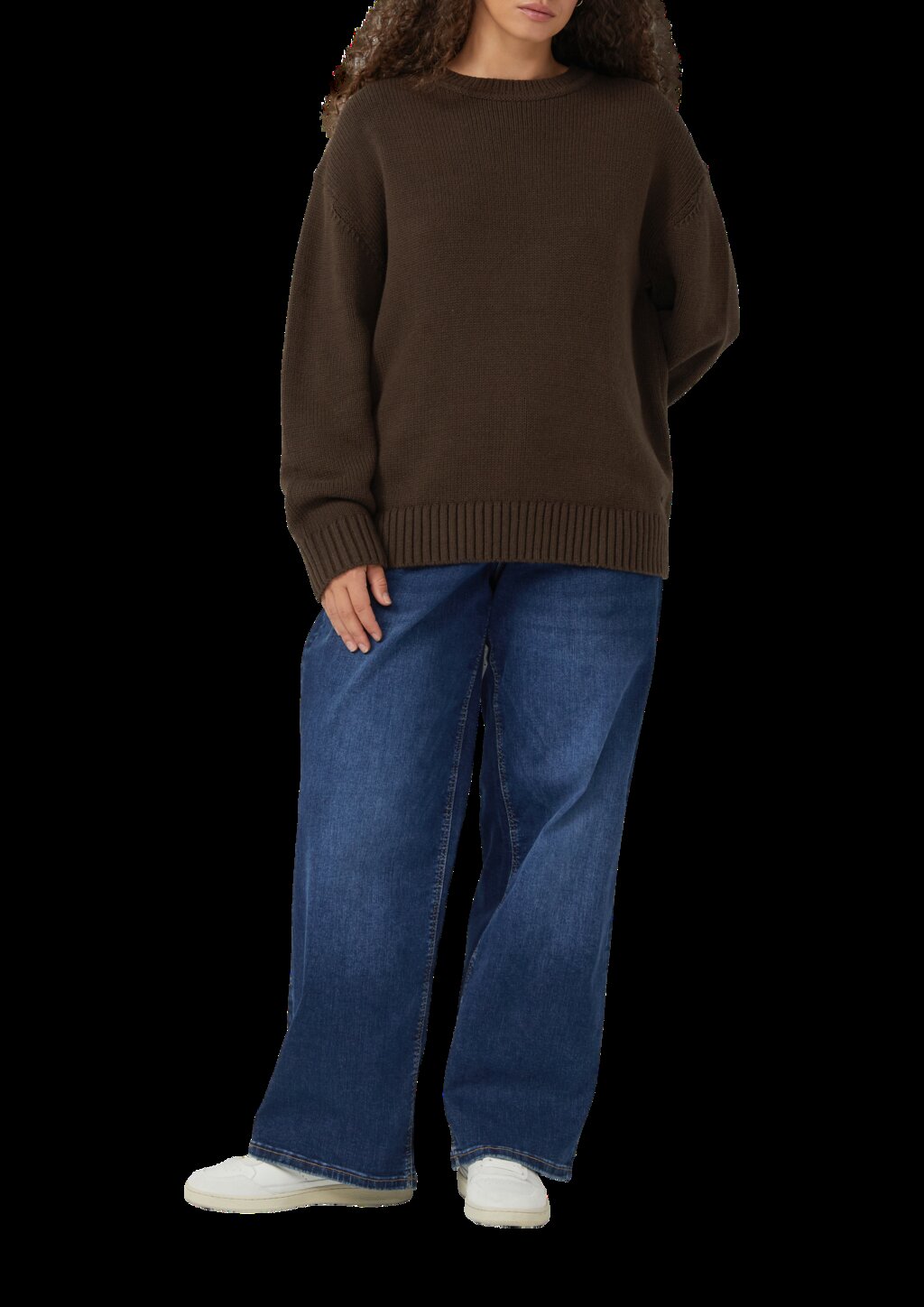 Strickpulli aus Baumwollmix