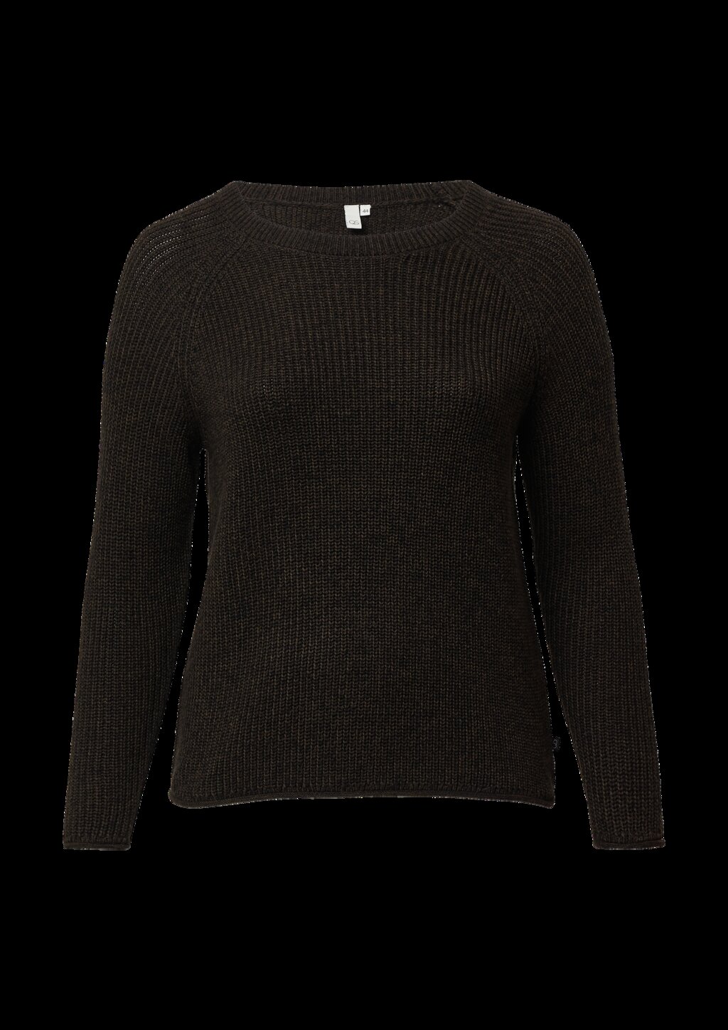 Melierter Strickpullover