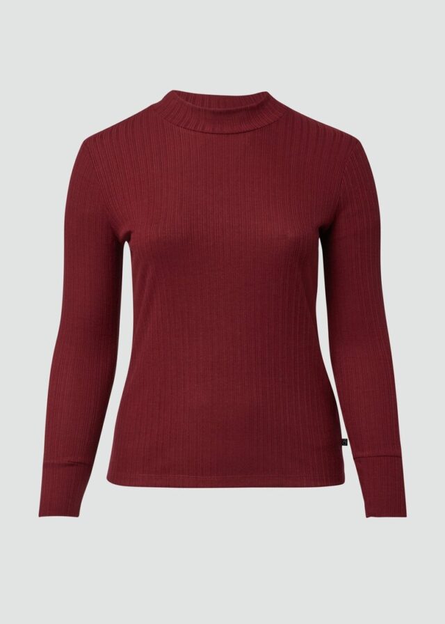 Geripptes Langarmshirt