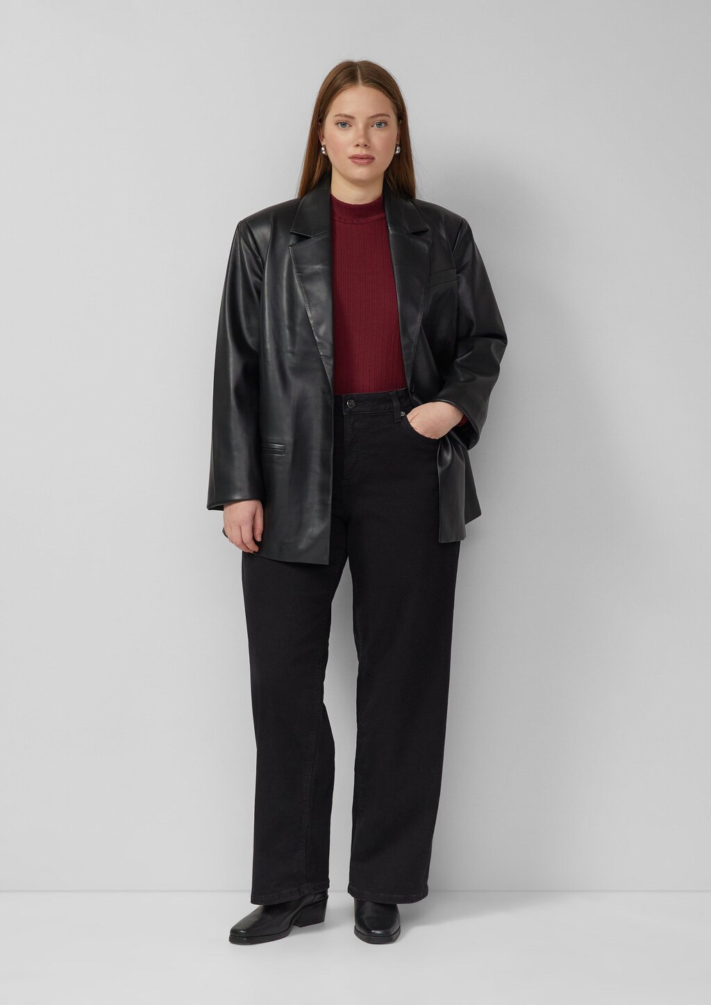 Geripptes Langarmshirt