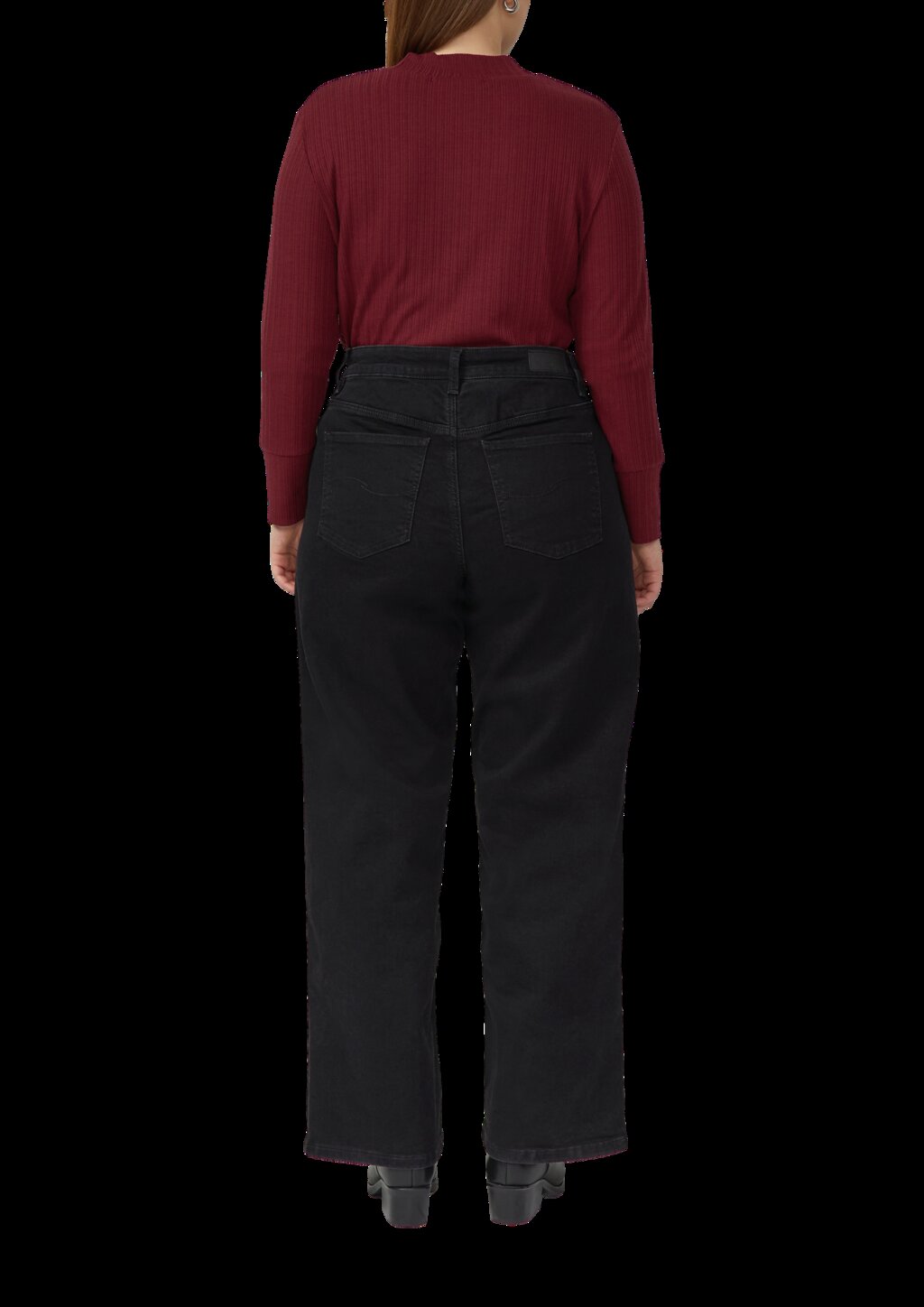 Geripptes Langarmshirt